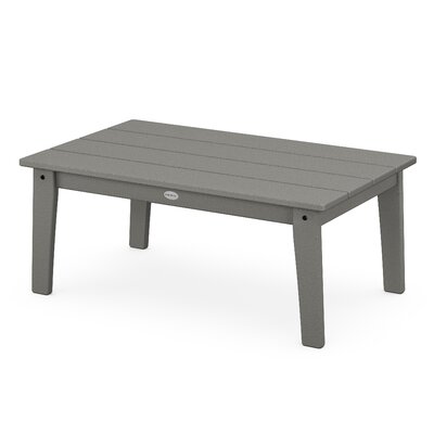 POLYWOOD Lakeside Recycled Plastic 18'' Wide Square selling Outdoor End Table Mahogany P